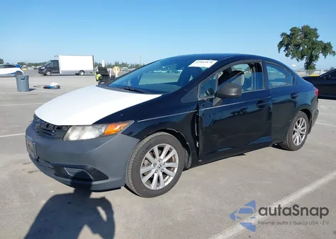 2012 Honda Civic Ex-L z USA, uszkodzony, nr VIN 2HGFB2F93CH509782